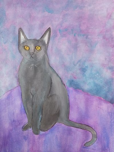 Watercolor of Cat