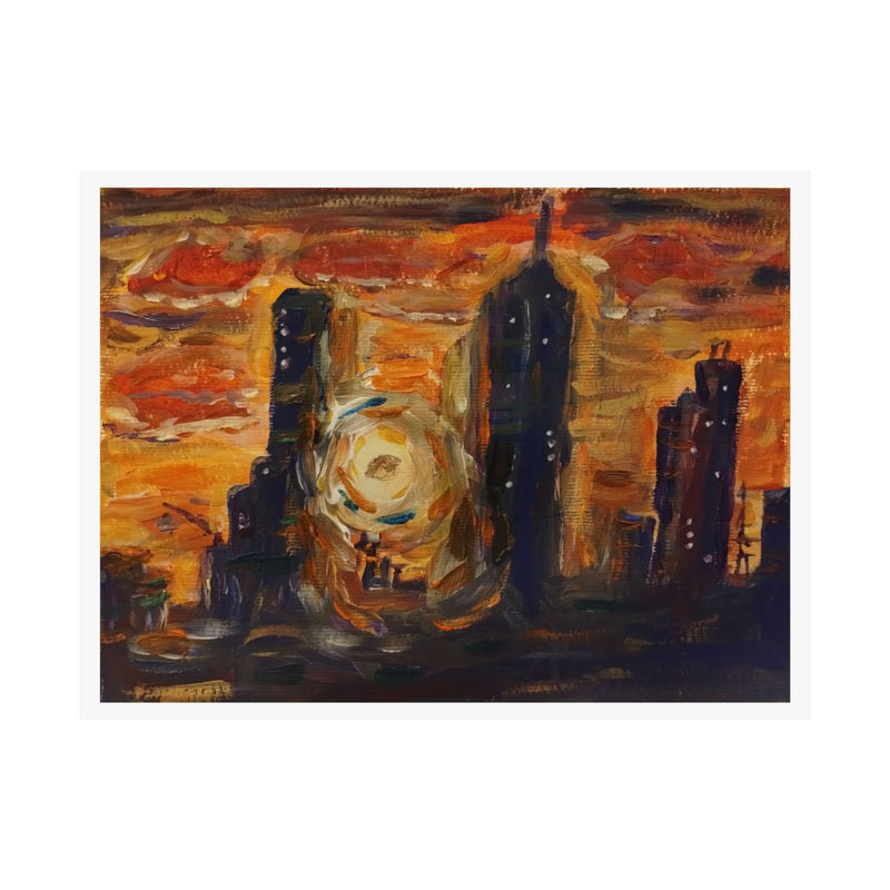 "Cityscape" print by Aaron Crosetto