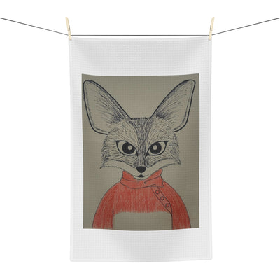 "Fox" Tea Towel by Shari Diwata