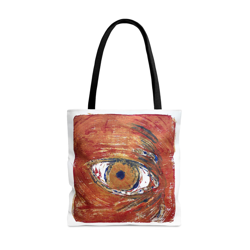 "Collagraph Eye" Tote Bag by Leigh Legler