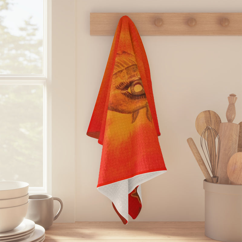 "Fisheye" Tea Towel by Lindsey Packard