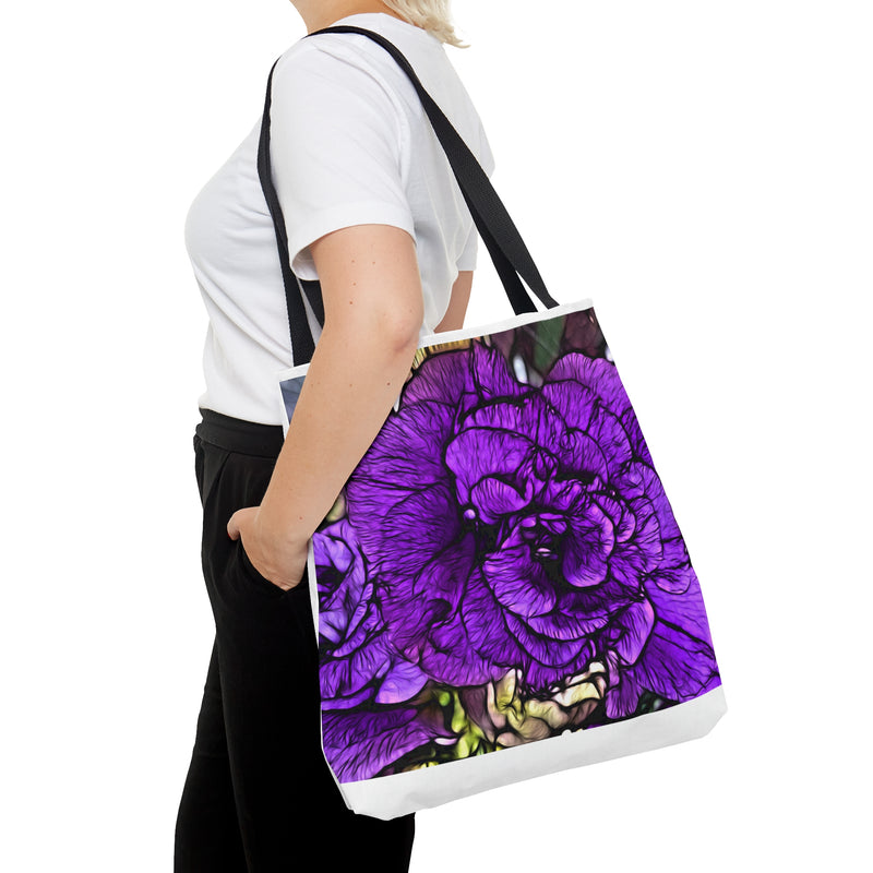 "Purple Explosion" Tote Bag by Dragonsong