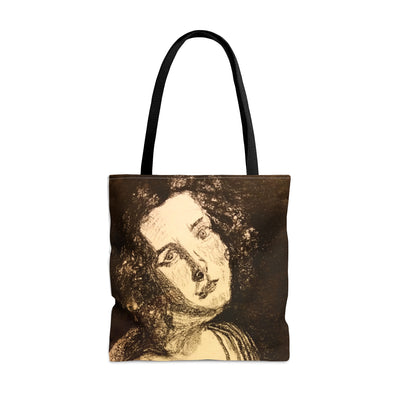 "Study of a Woman" Tote Bag by B