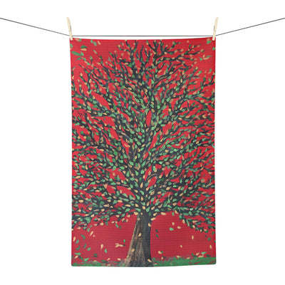 "Red October" Tea Towel by SavedByMary