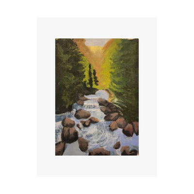 "Rushing Water" Print by Bean Fairbanks