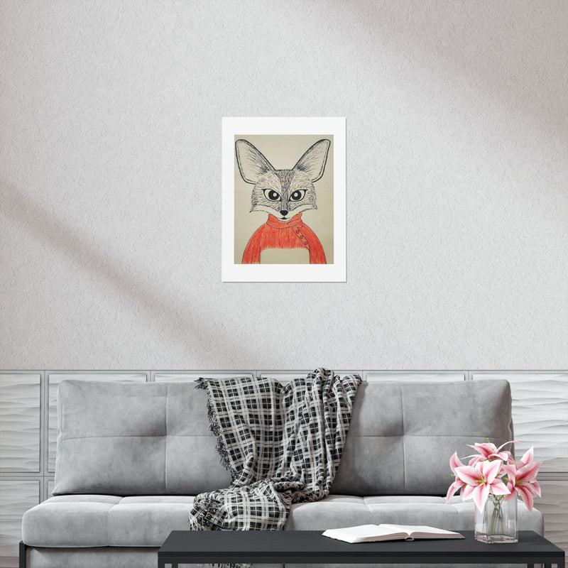 "Fox" Print by Shari Diwata