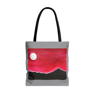 "Moon and Mountains" Tote Bag by Rita Howard