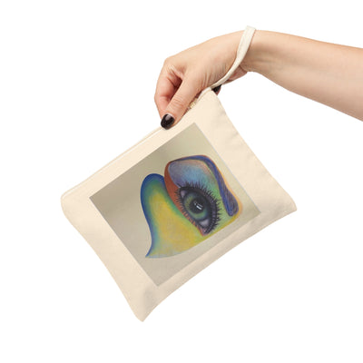 "An Eye For Color" Cotton Zipper Pouch by Tracy Lester