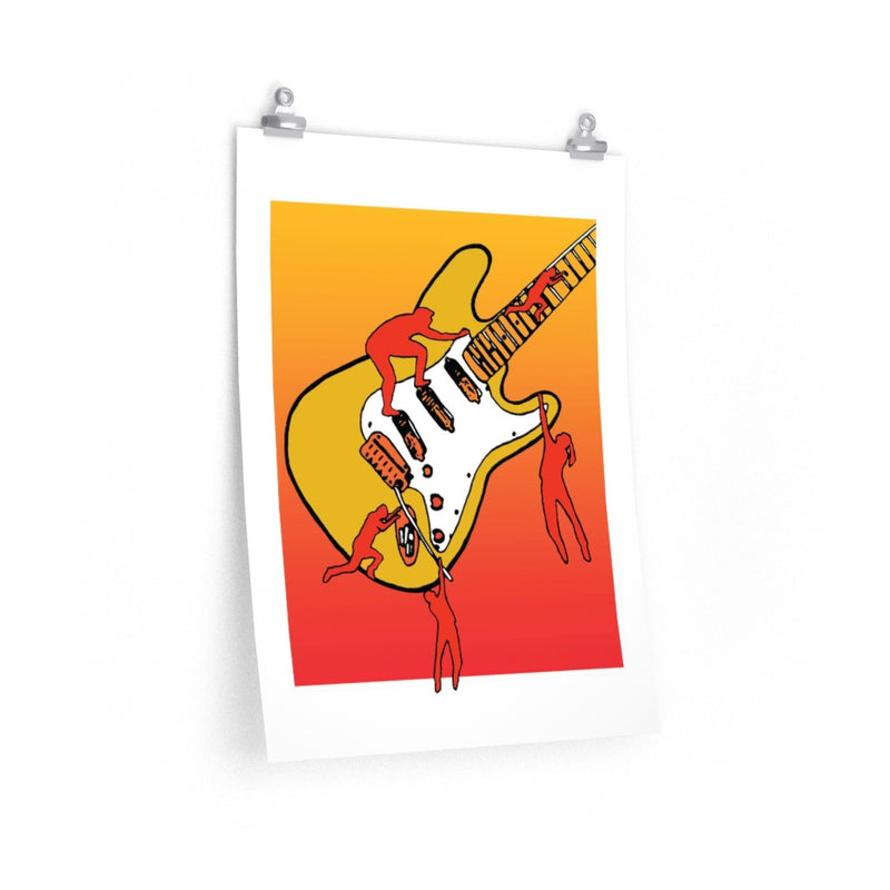 "Guitar" Print by B.