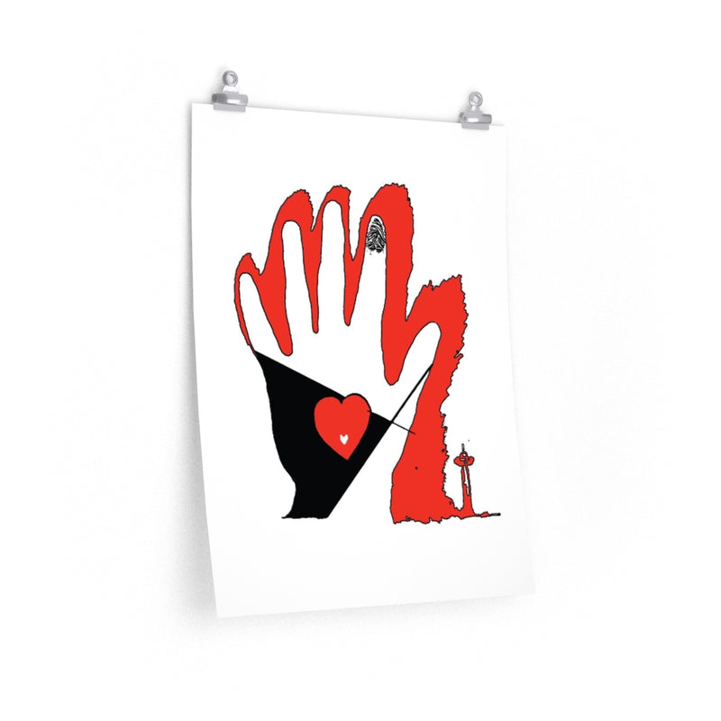 "Hearts and hands help those most in need" Print by Aaron Crosetto